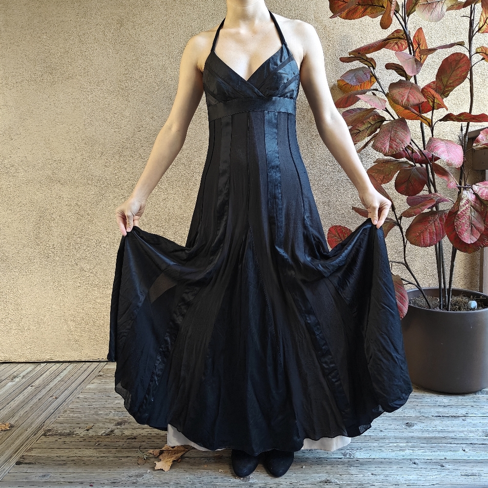 Black Silk Whimsigoth Dress